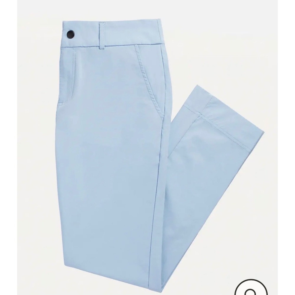 Abendroth Womens Golf Peggy Cropped Pants Blue Performance Tapered Trouser sport